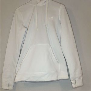 Adidas white hoodie